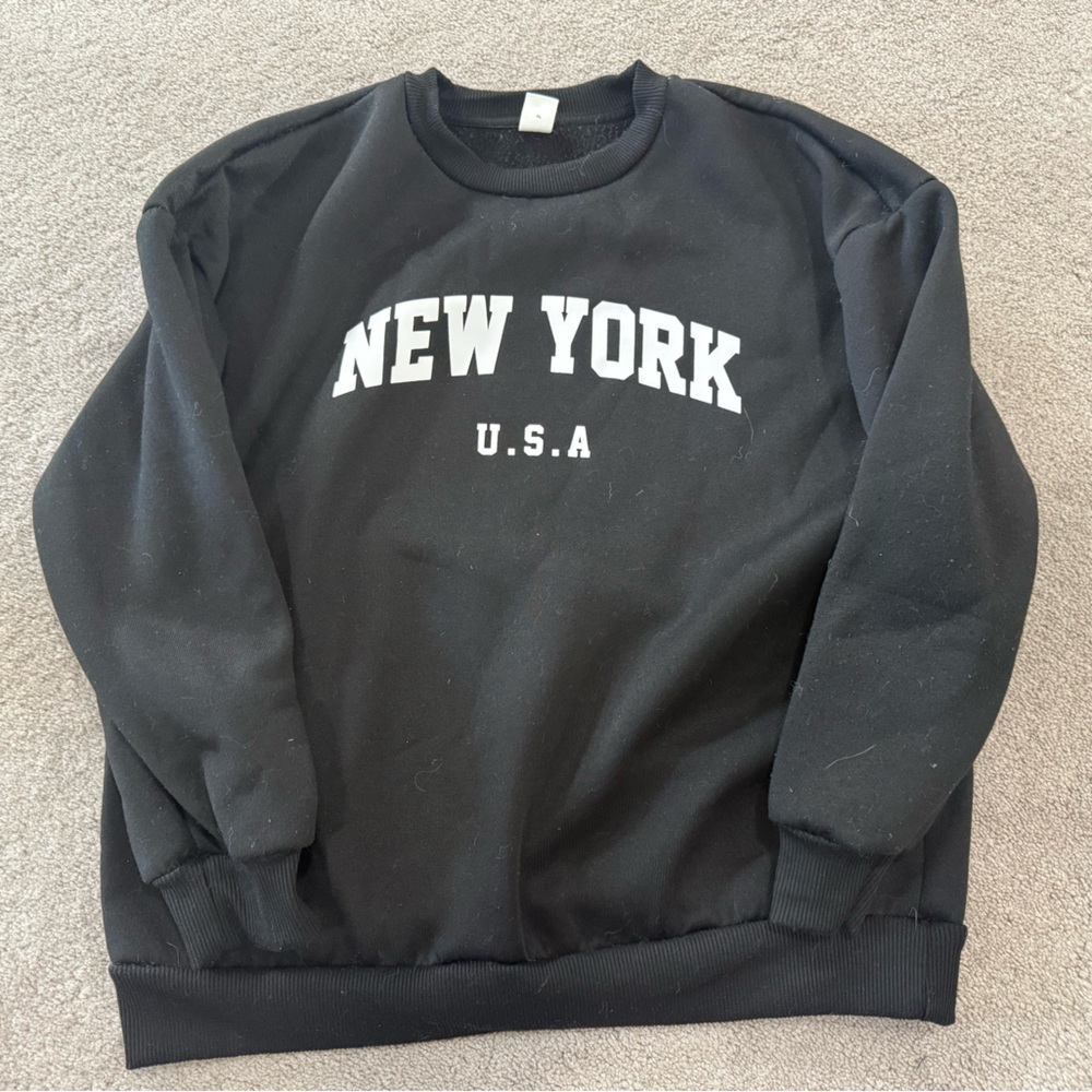 SHEIN Black Sweatpants Matching Outfit